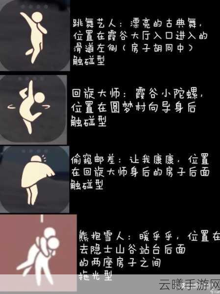光遇霞谷探索，揭秘所有先祖分布与趣味玩法