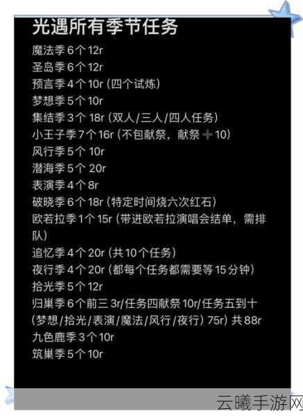 光遇表演季,通关第四个任务的秘籍大公开