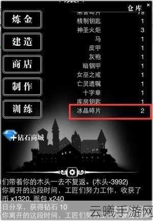 地下城堡2图9碎片寒全攻略,解锁图九寒的奇幻之旅