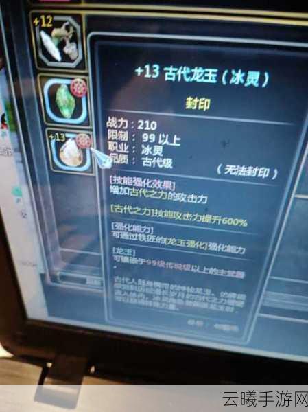 龙之谷手游,灵魂舞者龙玉搭配攻略——解锁舞者极致战斗力的秘密