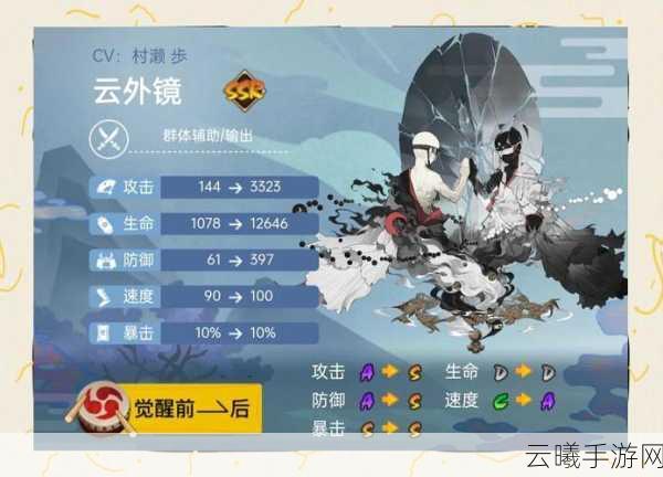阴阳师手游云外镜强度解析,新SSR式神是否值得培养?