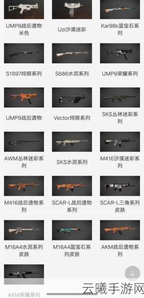 绝地求生刺激战场全枪械解析与资源管理高效策略,解锁吃鸡新姿势