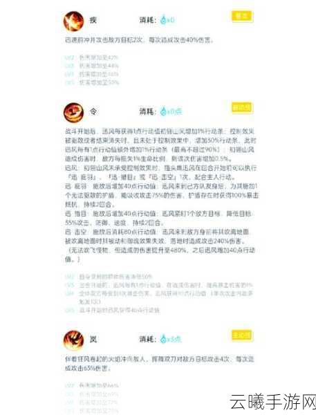 阴阳师SSR式神山风全面解析,技能属性与趣味玩法大揭秘