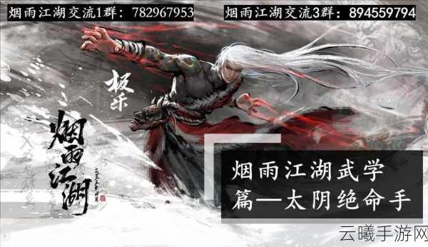 烟雨江湖太阴绝命手秘技搭配全攻略,解锁江湖新玩法!