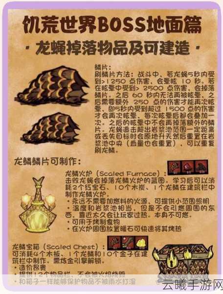 饥荒游戏龙蝇BOSS全攻略,技巧解析与趣味玩法助你征服难关