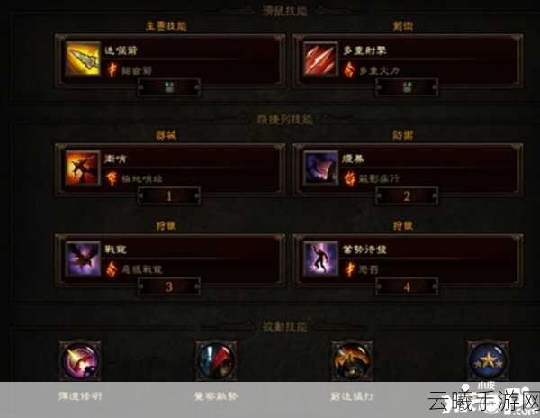 暗黑破坏神不朽猎魔人技能与宝石搭配全攻略