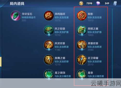 王者荣耀蔡文姬出装顺序详解与新手全攻略