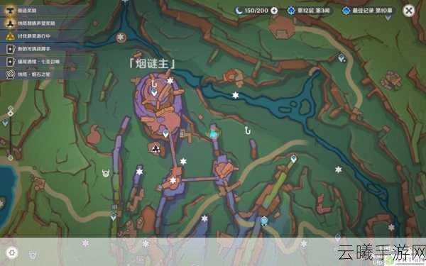 原神探索揭秘,烟绯秘境3个触摸门详尽位置指南与趣味寻找攻略大全