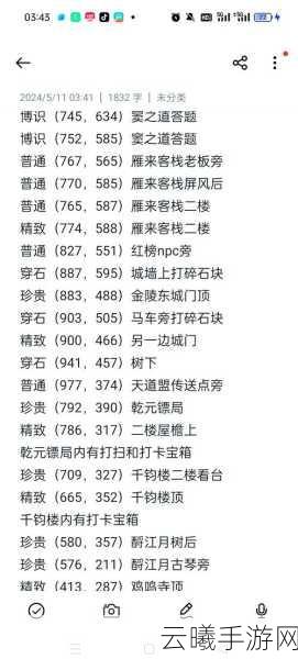 一梦江湖神秘洞穴探险指南,解锁隐藏宝藏与奇遇之旅