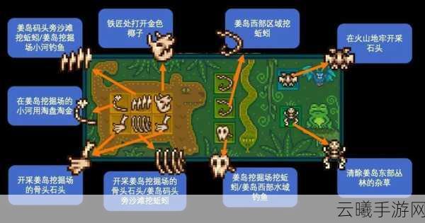 星露谷物语核桃获取全攻略,解锁乡村生活的秘密宝藏