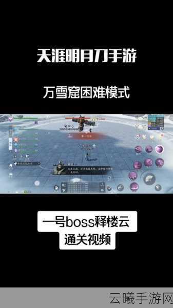 天涯明月刀手游万雪窟攻略，解锁成就，探寻冰雪奇遇之旅
