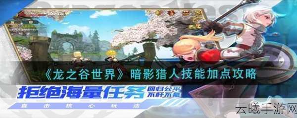 龙之谷世界，暗影猎人技能深度解析与趣味玩法探索