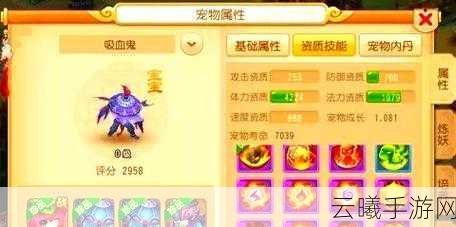 梦幻西游手游龟速血宠加点详解与趣味玩法探索