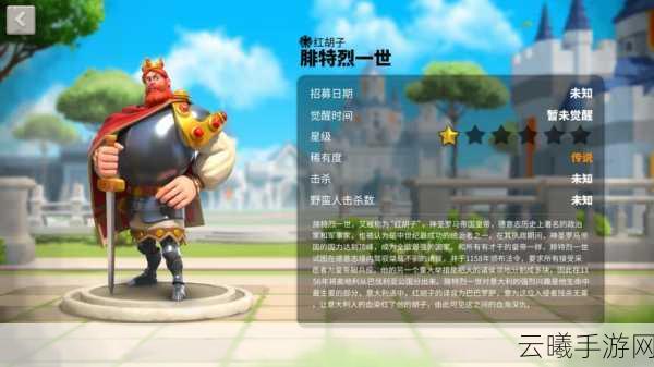 万国觉醒深度攻略，腓特烈一世技能全解析与实战武将搭配策略指南