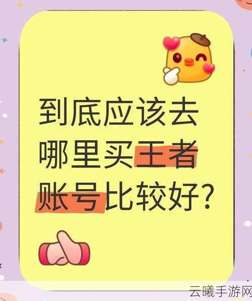 安全可信购买王者荣耀账号,这些平台值得一试!