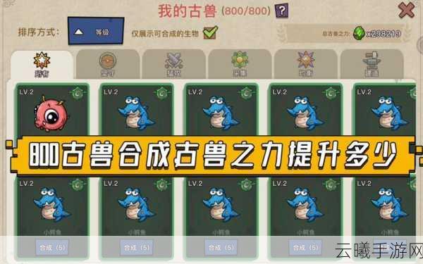幻兽爱合成古兽之力全面升级攻略,解锁无尽冒险之旅