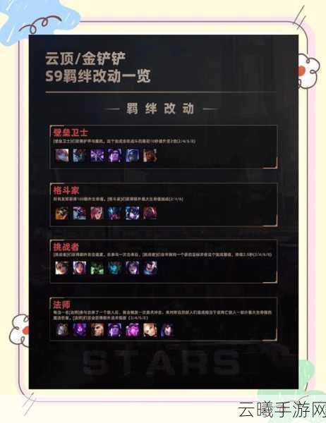 云顶之弈手游，7个非唯一羁绊快速凑成指南，掌握战斗节奏的艺术