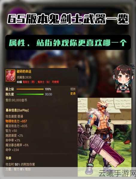 DNF手游玩家必看,全面剖析,哪把光剑能成为你职业与玩法的闪耀之星?