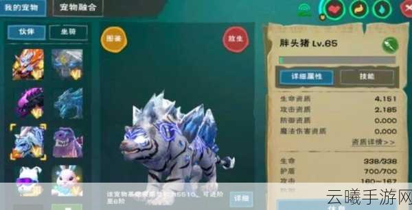 创造与魔法老虎斑鱼,珍稀食材与奇幻冒险的完美融合
