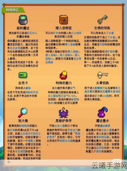 星露谷物语蘑菇与蝙蝠之选，物品选择全攻略与趣味玩法揭秘