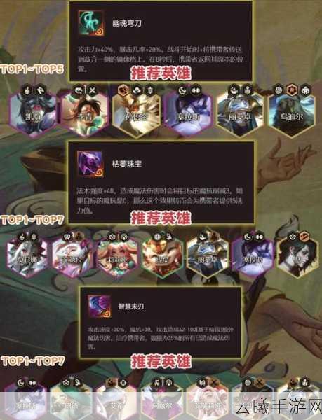 云顶之弈五星界魔导索尔强势上分攻略,解锁黑洞之力,掌控全局!
