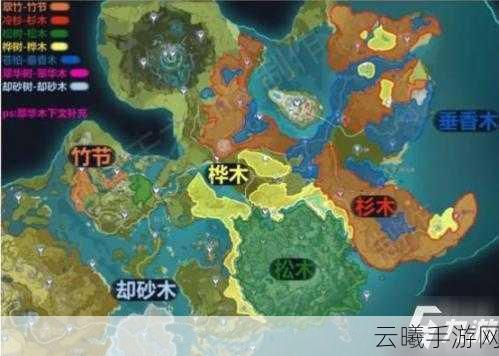 原神垂香木采集攻略,推荐路线与趣味玩法揭秘