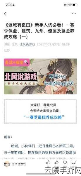 这城有良田课业巡逻解锁攻略及趣味玩法详解
