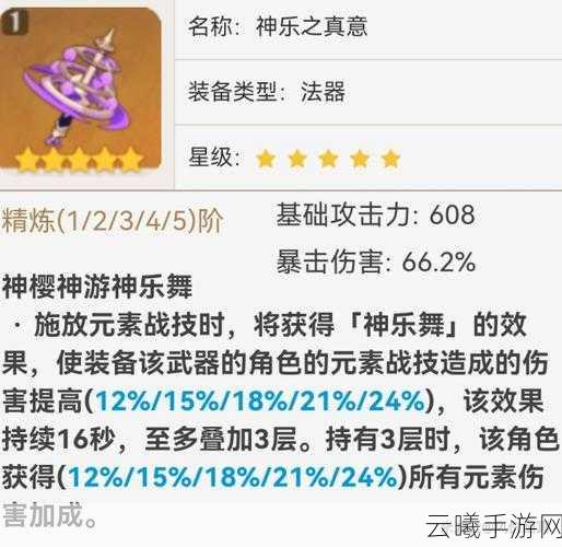 原神烟绯四星圣遗物推荐，提升属性的最佳搭配与趣味玩法解析
