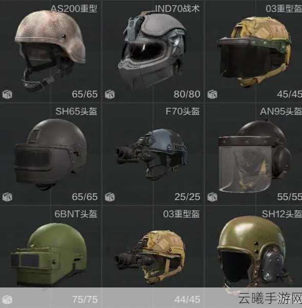 暗区突围03战术头盔深度解析及趣味玩法介绍