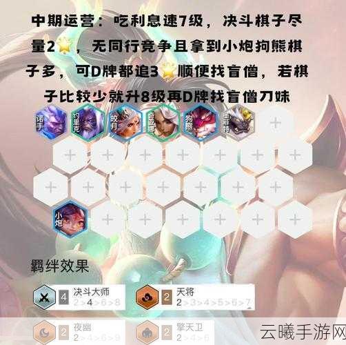 云顶之弈高手进阶秘籍,揭秘顶尖站位策略与实战细节,解锁趣味新玩法!