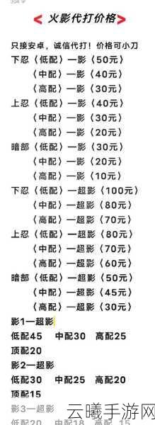 火影忍者手游高招S忍时间表及玩法深度解析