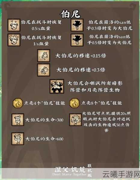 饥荒手游,小熊伯尼的神奇用途与独特玩法详解