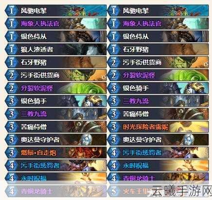 炉石传说狗头人版本快攻骑卡组深度解析与趣味玩法探索