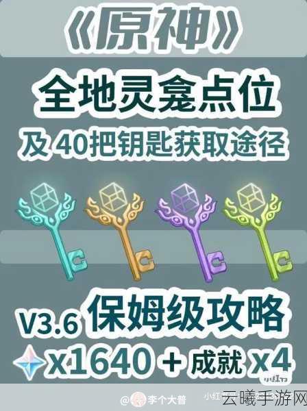 原神须弥地灵龛钥匙全攻略，解锁秘境宝藏，探寻奇幻之旅的钥匙获取秘籍