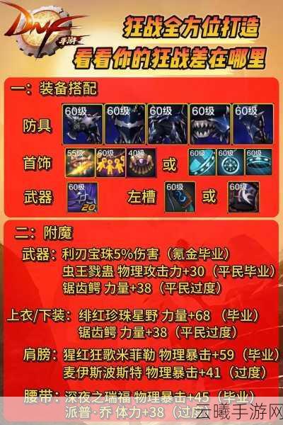 DNF手游全面攻略，如何分享装备信息并探索趣味玩法