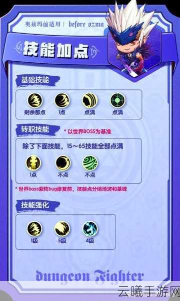 DNF手游鬼泣技能加点全攻略，打造无敌魔法剑士的秘诀