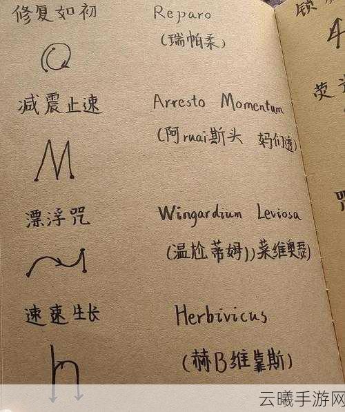哈利波特，魔法觉醒英文咒语大全及趣味玩法揭秘