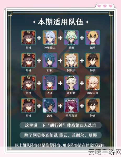 原神胡桃四星圣遗物搭配指南，打造强力火C的秘诀