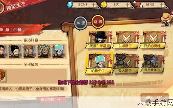 航海王启航萌新必看，全方位角色培养攻略与趣味玩法揭秘