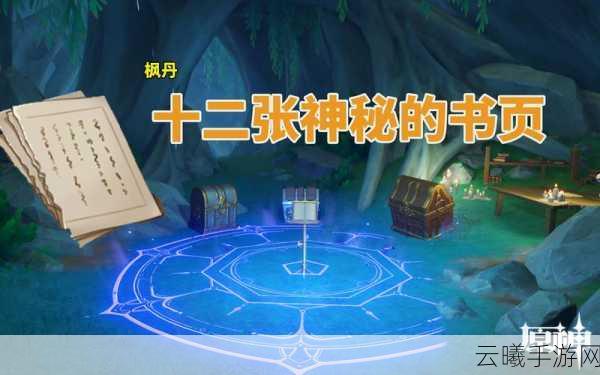 原神秘诲揭示之书攻略,详尽步骤带你深入神秘世界任务之旅