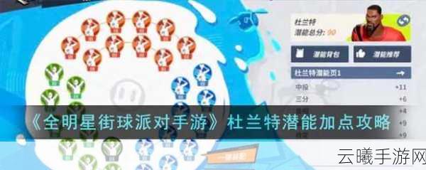 全明星街球派对杜兰特潜能加点推荐及趣味玩法揭秘