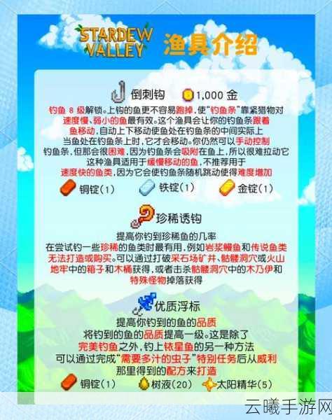 星露谷物语深度钓鱼攻略,解锁乡村生活的悠然乐趣