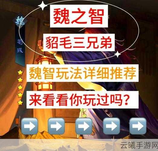 鸿图之下魏智顶配阵容搭配攻略及趣味玩法揭秘