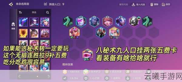 LOL云顶之弈寡妇恶魔流阵容高效搭配与技巧深度解析