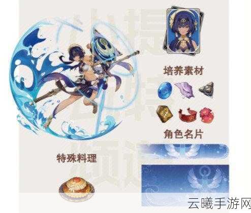 原神坎蒂丝突破材料全解析，探索沙漠玫瑰的养成之旅