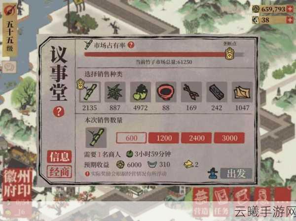 江南百景图徽商垄断策略，资源需求与上限揭秘，探索古风商战新乐趣
