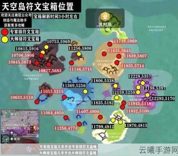 创造与魔法罕见宝箱探寻之旅，坐标位置全揭秘，解锁奇幻冒险新篇章