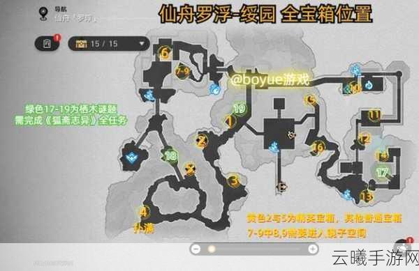 罗浮仙舟绥园宝箱全收集攻略，打造你的星穹铁道传奇探索之旅