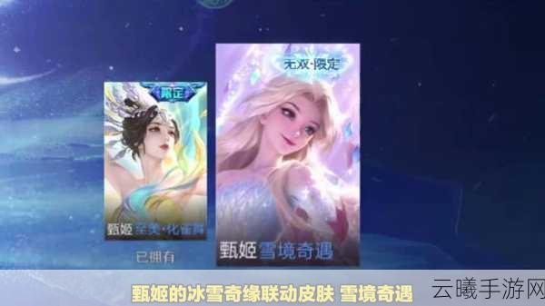 王者荣耀甄姬雪境奇遇皮肤价格大揭秘,预计400-500元,冰雪奇缘等你探索!