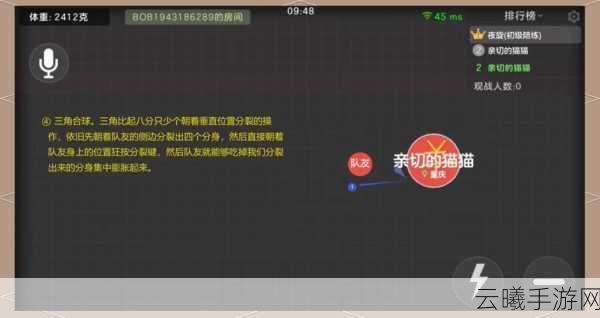 球球大作战吃球技巧大揭秘,面对小球堆的战术走位与趣味玩法全攻略
